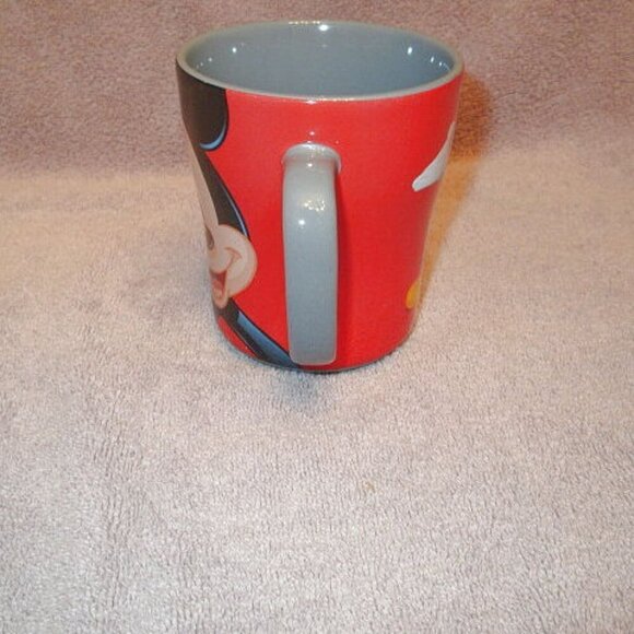 90s Vintage DISNEY Store MICKEY Mouse MUG Coffee Cup REVERSIBLE Stoneware 16oz - Picture 5 of 8